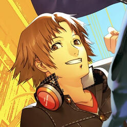 yosuke hanamura ! fictkin, personality common theme. but he is also quite blunt and honest most of the time, maybe even harsh. big heart. also the need to be special to someone, but overcoming this over time