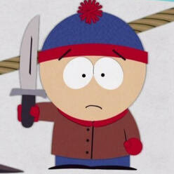 stan marsh - literally everything about him almost reflects me. to his regular personality and humour, but also his issues with identity and depression. just everything