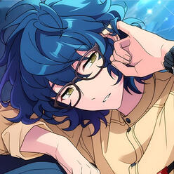 tsumugi aoba - i always want to help others and be there for them. my self-esteem is in the gutters.. i am emotionally unstable and struggle with anxiety. i like making people happy though